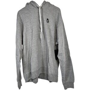 Spiritual Gangster SG Monogram Classic Hoodie‎ Heather Gray XXL NWT